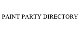 PAINT PARTY DIRECTORY trademark