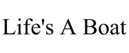 LIFE'S A BOAT trademark