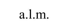 A.L.M. trademark