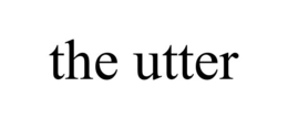 THE UTTER trademark
