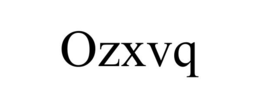 OZXVQ trademark