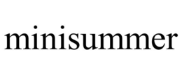 MINISUMMER trademark