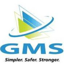 GMS SIMPLER. SAFER. STRONGER. trademark