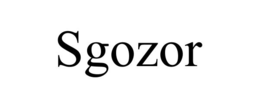 SGOZOR trademark