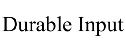 DURABLE INPUT trademark
