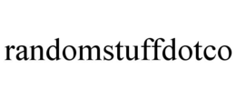 RANDOMSTUFFDOTCO trademark
