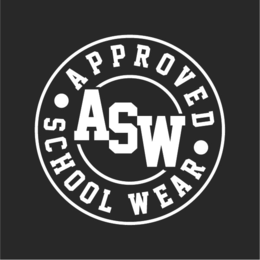ASW ◦ APPROVED ◦ SCHOOL WEAR trademark