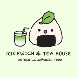 RICEWICH & TEA HOUSE AUTHENTIC JAPANESE FOOD trademark
