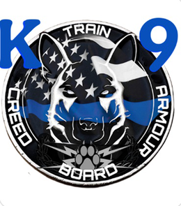 K9 CREED TRAIN ARMOUR BOARD trademark
