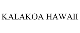 KALAKOA HAWAII trademark