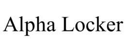 ALPHA LOCKER trademark