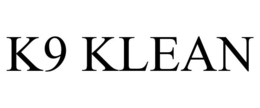K9 KLEAN trademark