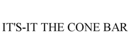 IT'S-IT THE CONE BAR trademark
