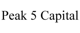 PEAK 5 CAPITAL trademark