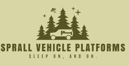 SPRALL VEHICLE PLATFORMS SLEEP ON, AND ON. trademark