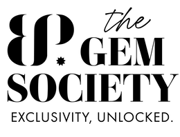 BP THE GEM SOCIETY EXCLUSIVITY, UNLOCKED. trademark