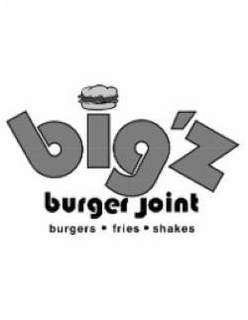 BIG'Z BURGER JOINT BURGERS · FRIES · SHAKES trademark