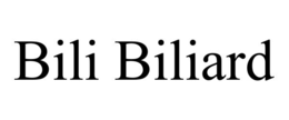 BILI BILIARD trademark