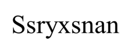 SSRYXSNAN trademark