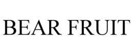 BEAR FRUIT trademark