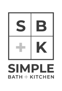 S B + K SIMPLE BATH + KITCHEN trademark