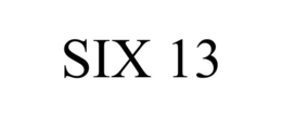 SIX 13 trademark