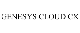 GENESYS CLOUD CX trademark
