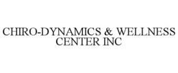 CHIRO-DYNAMICS & WELLNESS CENTER INC trademark