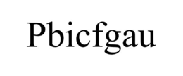 PBICFGAU trademark
