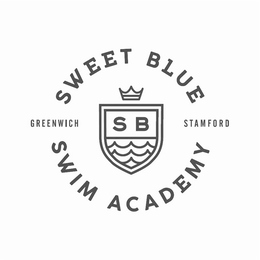 SWEET BLUE SWIM ACADEMY GREENWICH STAMFORD SB trademark