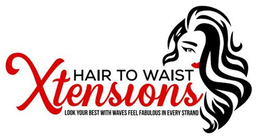 HAIR TO WAIST XTENSIONS LOOK YOUR BEST WITH WAVES FEEL FABULOUS IN EVERY STRAND trademark