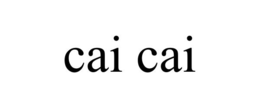 CAI CAI trademark