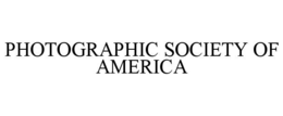 PHOTOGRAPHIC SOCIETY OF AMERICA trademark