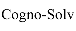COGNO-SOLV trademark