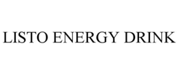 LISTO ENERGY DRINK trademark