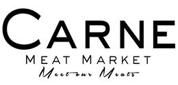 CARNE MEAT MARKET MEET OUR MEATS trademark