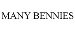 MANY BENNIES trademark