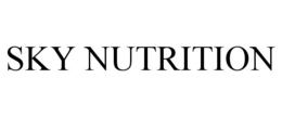 SKY NUTRITION trademark