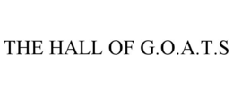 THE HALL OF G.O.A.T.S trademark