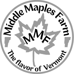 MMF MIDDLE MAPLES FARM THE FLAVOR OF VERMONT trademark