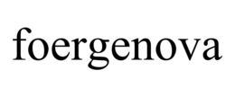 FOERGENOVA trademark
