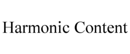 HARMONIC CONTENT trademark