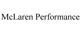 MCLAREN PERFORMANCE trademark