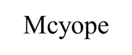 MCYOPE trademark