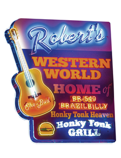 SHO-BUD ROBERT'S WESTERN WORLD HOME OF BR-549 BRAZILBILLY HONKY TONK HEAVEN HONKY TONK GRILL trademark