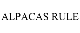 ALPACAS RULE trademark