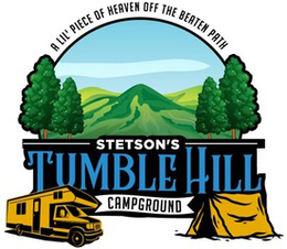 A LIL' PIECE OF HEAVEN OFF THE BEATEN PATH  STETSON'S TUMBLE HILL CAMPGROUND trademark