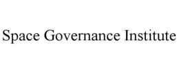 SPACE GOVERNANCE INSTITUTE trademark