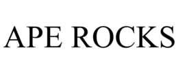 APE ROCKS trademark