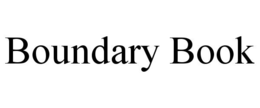 BOUNDARY BOOK trademark